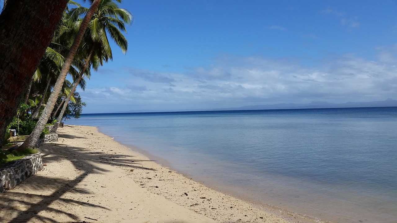 beach, fiji, idyllic